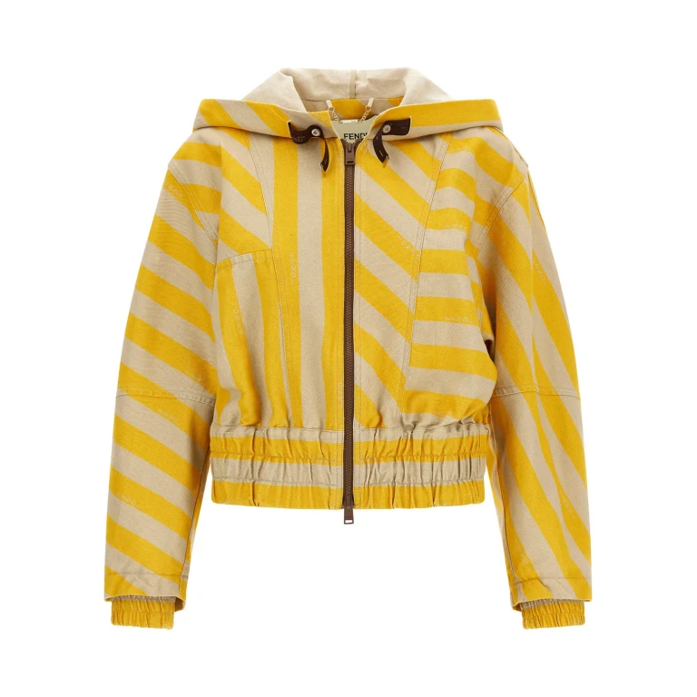 Fendi Pequin Striped Jacket