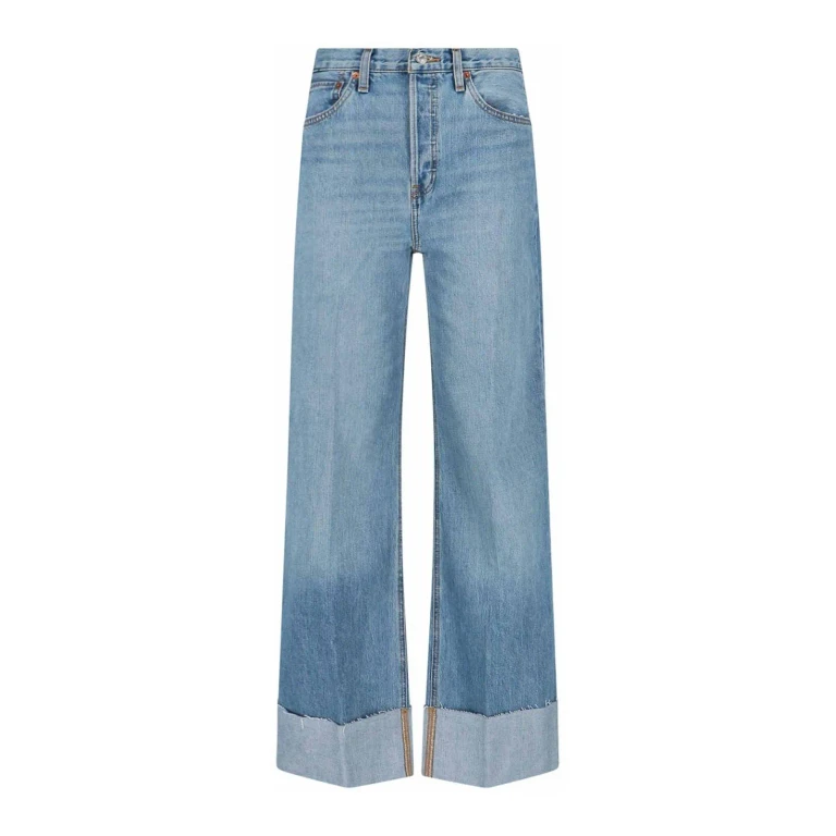 Re/Done Jean Droit - Bleu