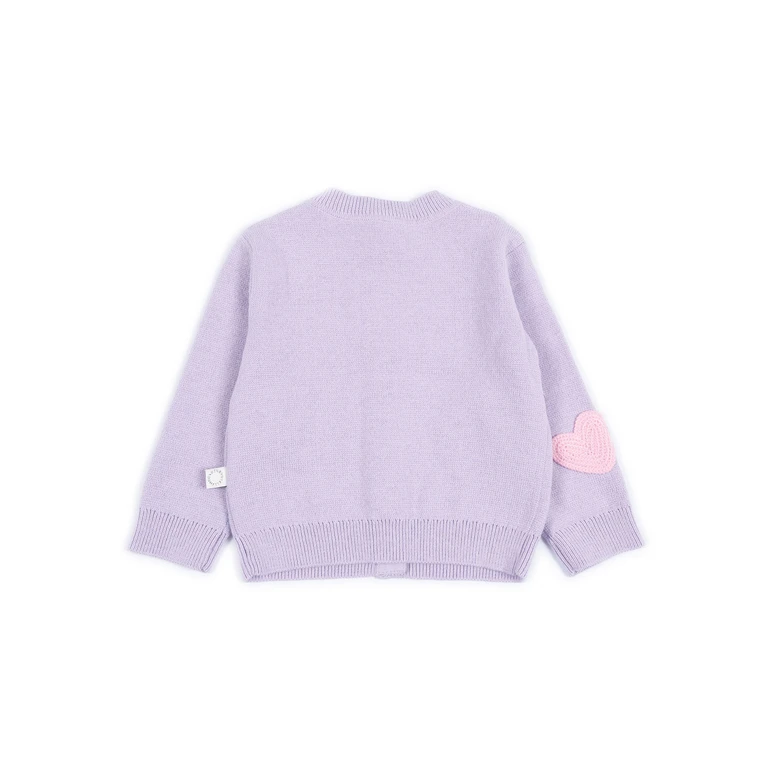 SELF-PORTRAIT Grey Contrast Collar Cardigan