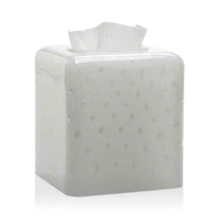 Labrazel Contessa White Tissue Box Cover
