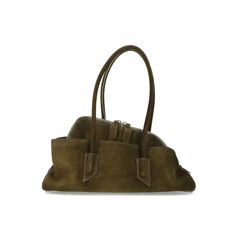 Suede Leather Asymmetric La Passeggiata Tote Bag