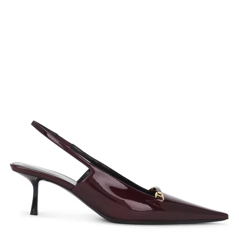 Saint Laurent Womens Carine Slingback Pumps