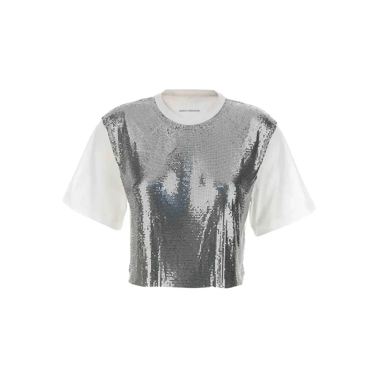 Camiseta Rabanne para Mujer - Beige