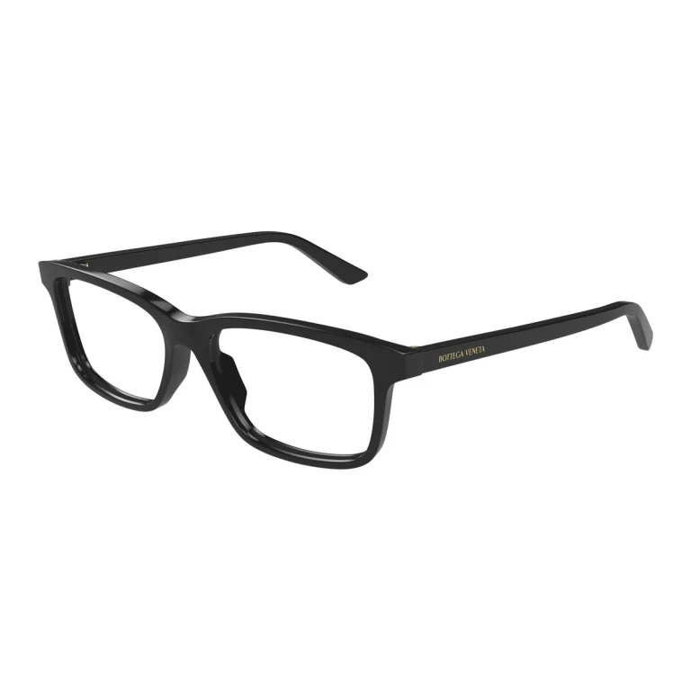 Bottega Veneta Demo Rectangular Mens Eyeglasses BV1314O 001 55
