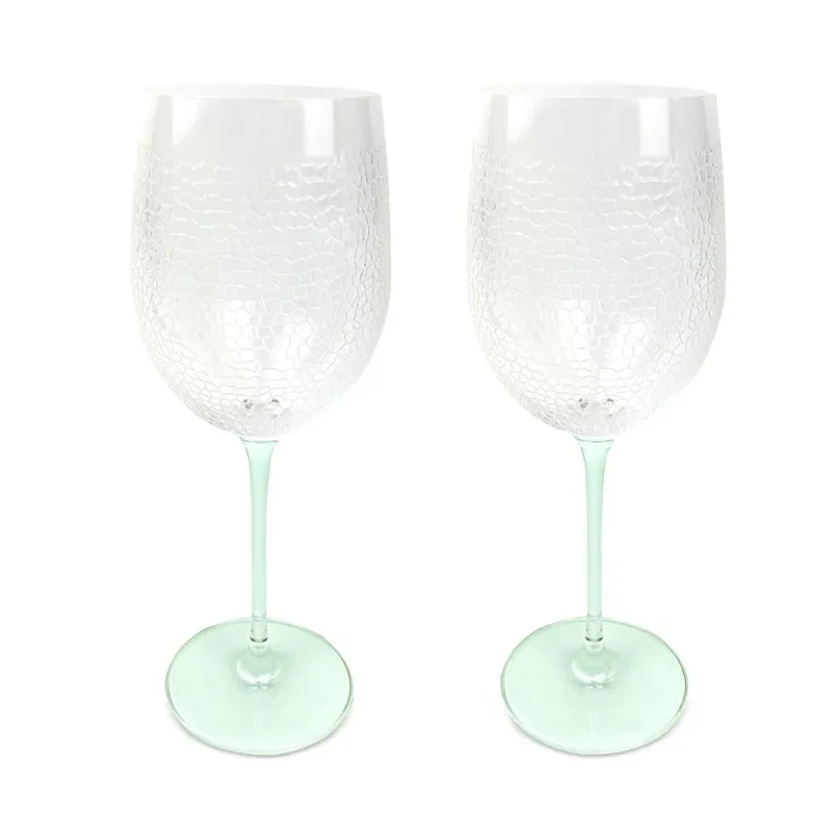 Michael Wainwright Panthera Clear Wine Glass, Set of 2