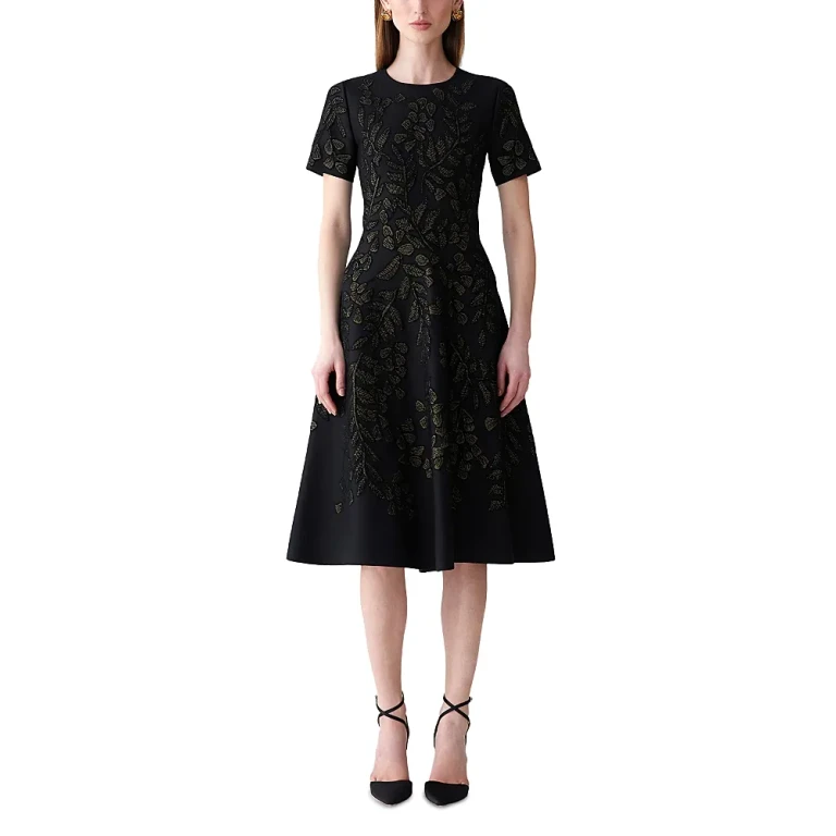 Carolina Herrera Midi Flare Dress