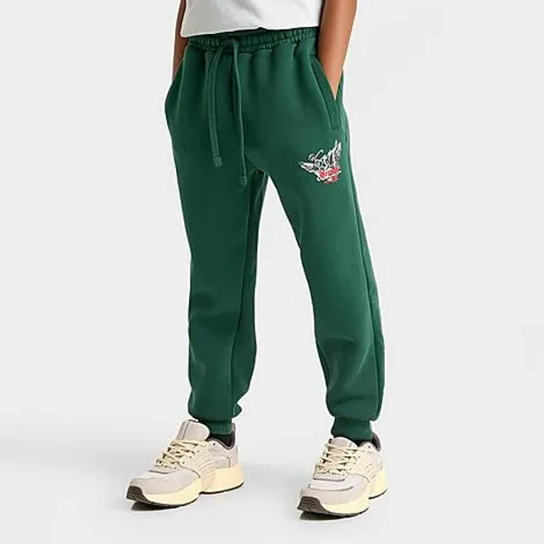 Supply & Demand Big Kids Lapfly Jogger Pants in Dark Green Size: Small