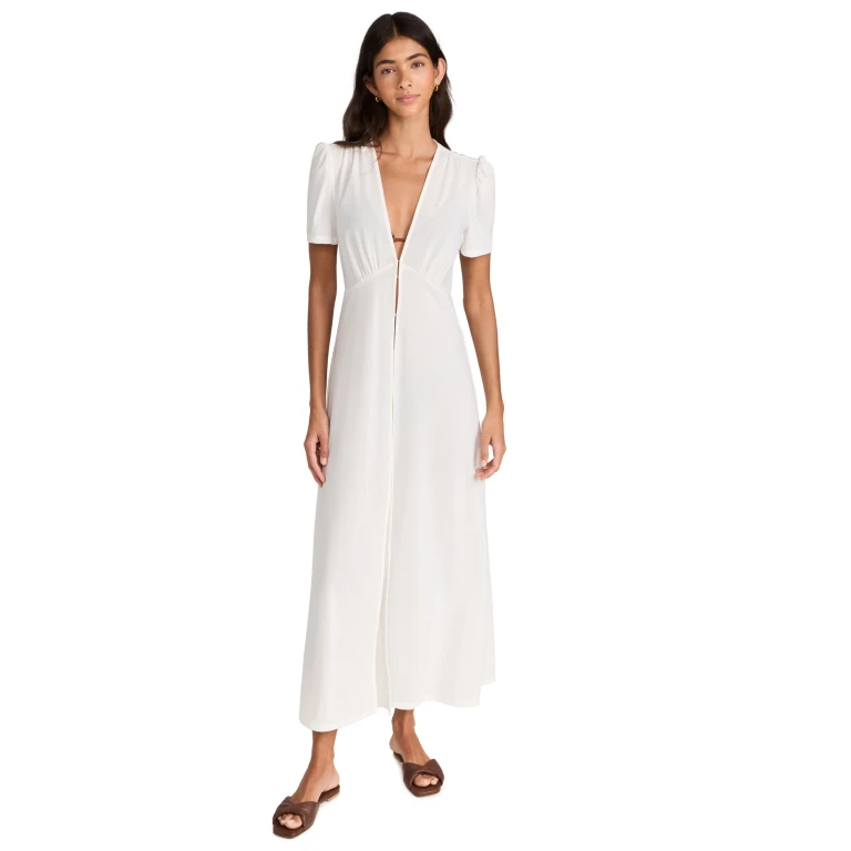 STAUD Sonya Cubrebaño Blanco XL