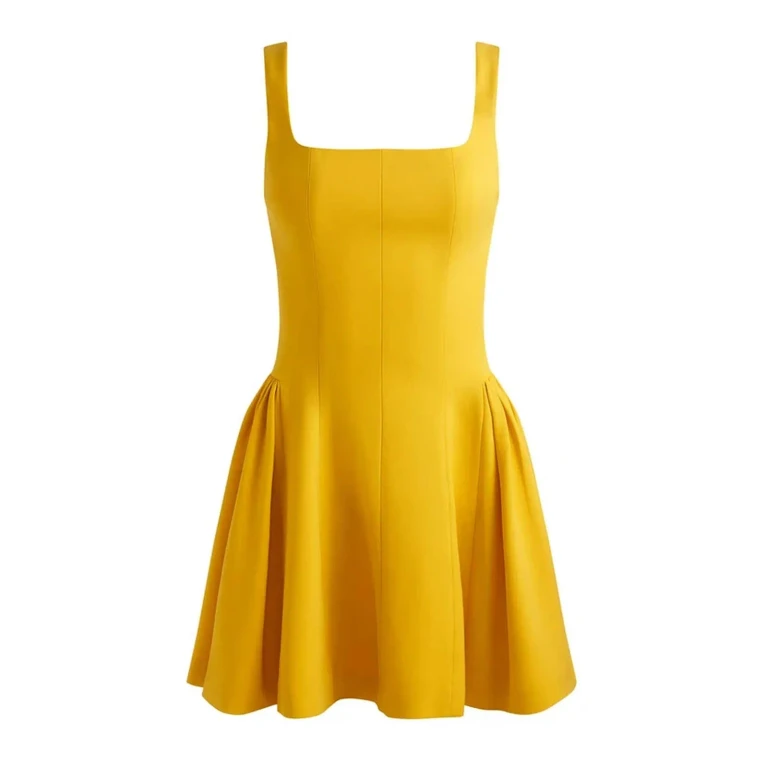 Alice+Olivia Robe Courte - Jaune