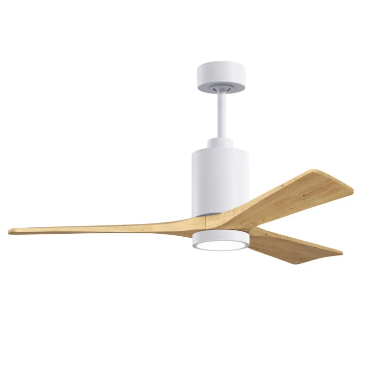 Gloss White 52" Ceiling Fan from the Patricia-3 Collection