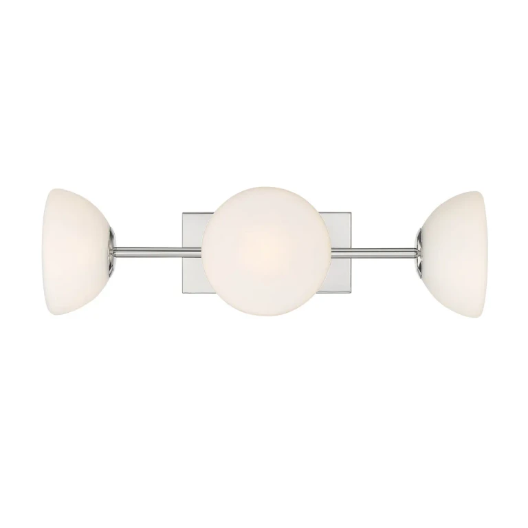 Zio 3-Light Bathroom Vanity Light in Polished Nickel