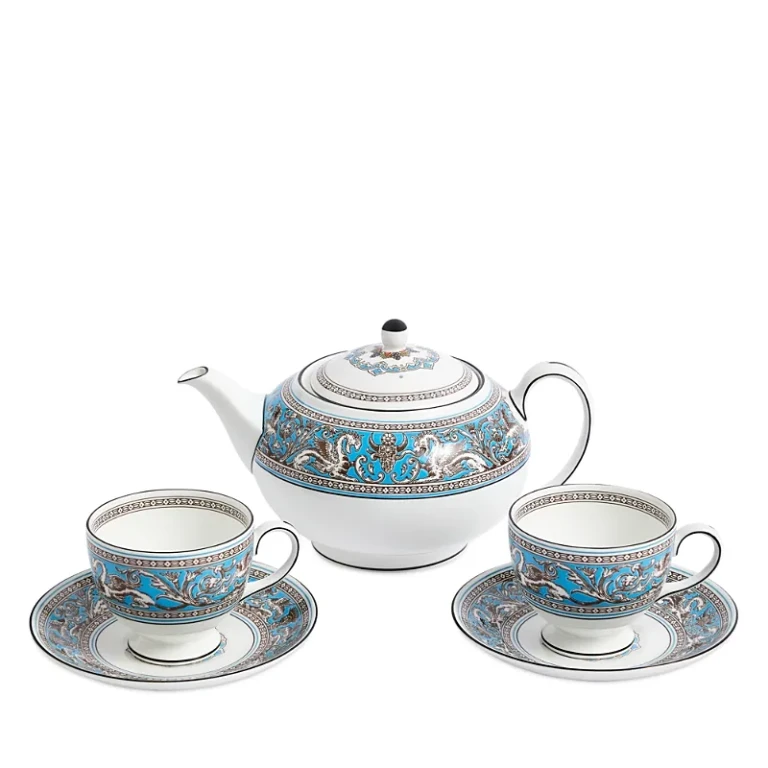 Wedgwood Florentine Turquoise 5-Piece Teaware Set