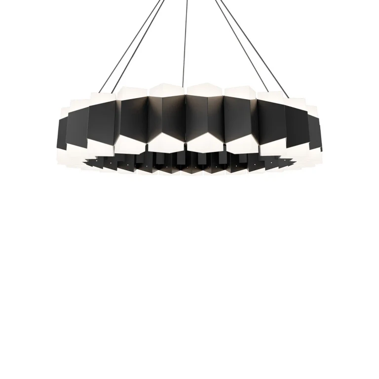 Black LED Pendant from the Dolman Collection
