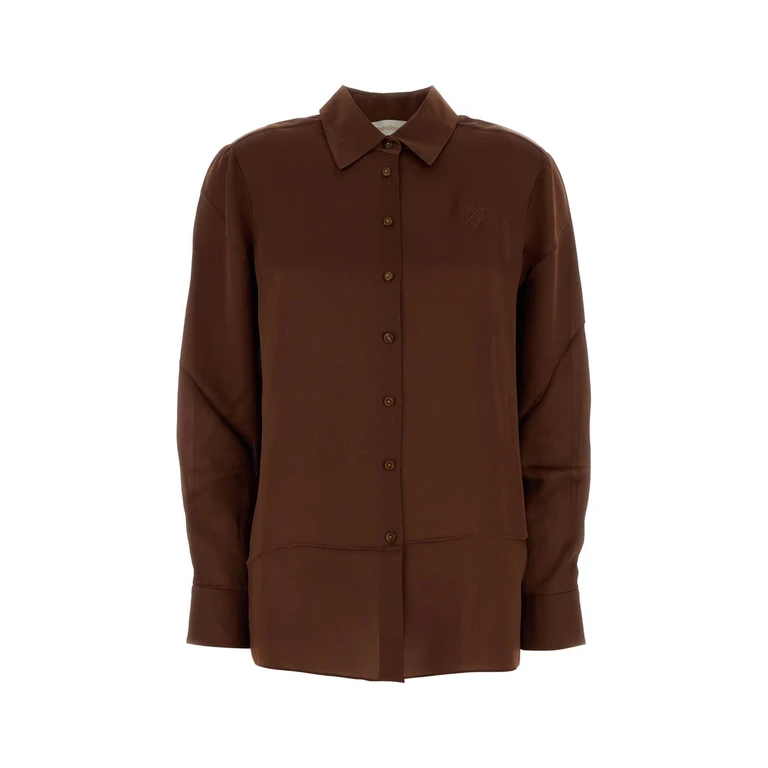 Zimmermann Shirts Brown Silk - Women