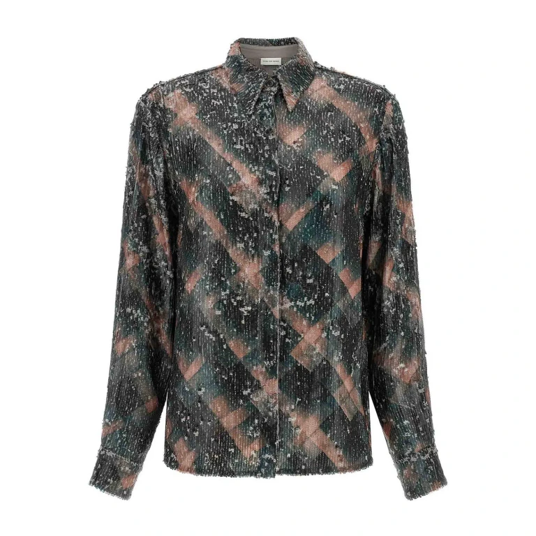 Dries Van Noten Chemise - Vert