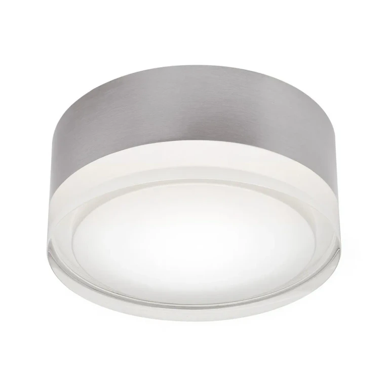 Satin Nickel LED Flush Mount from the Emma Collection