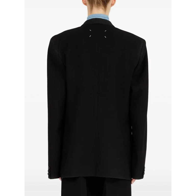 Maison Margiela Jackets Black Wool - Women
