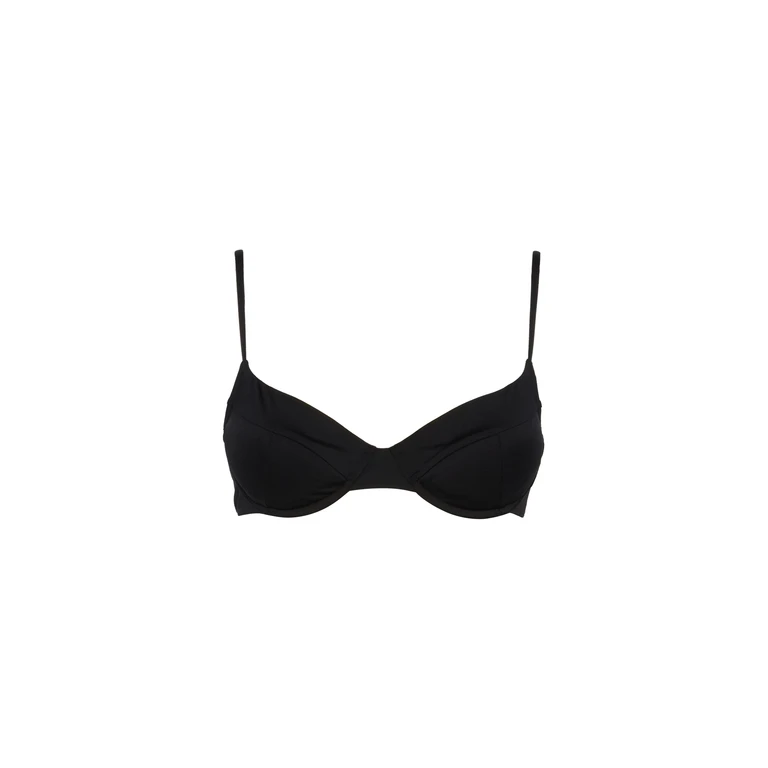 Mc2 Saint Barth Bea Underwired Black Bralette Top - Women
