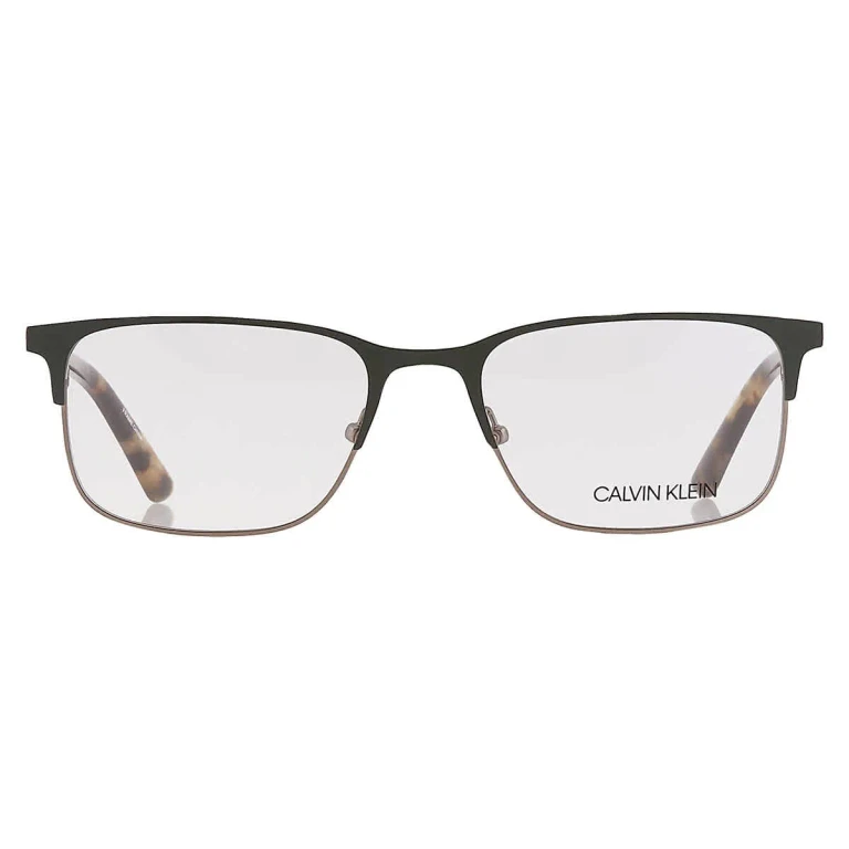 Calvin Klein Demo Rectangular Mens Eyeglasses CK19312 307 55