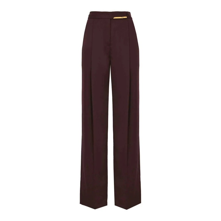 Elisabetta Franchi Pantalons Décontractés - Bleu