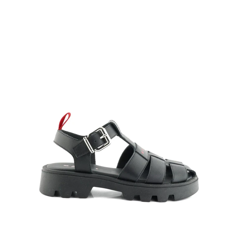 Sandales Enfant Marni en Cuir Bicolore
