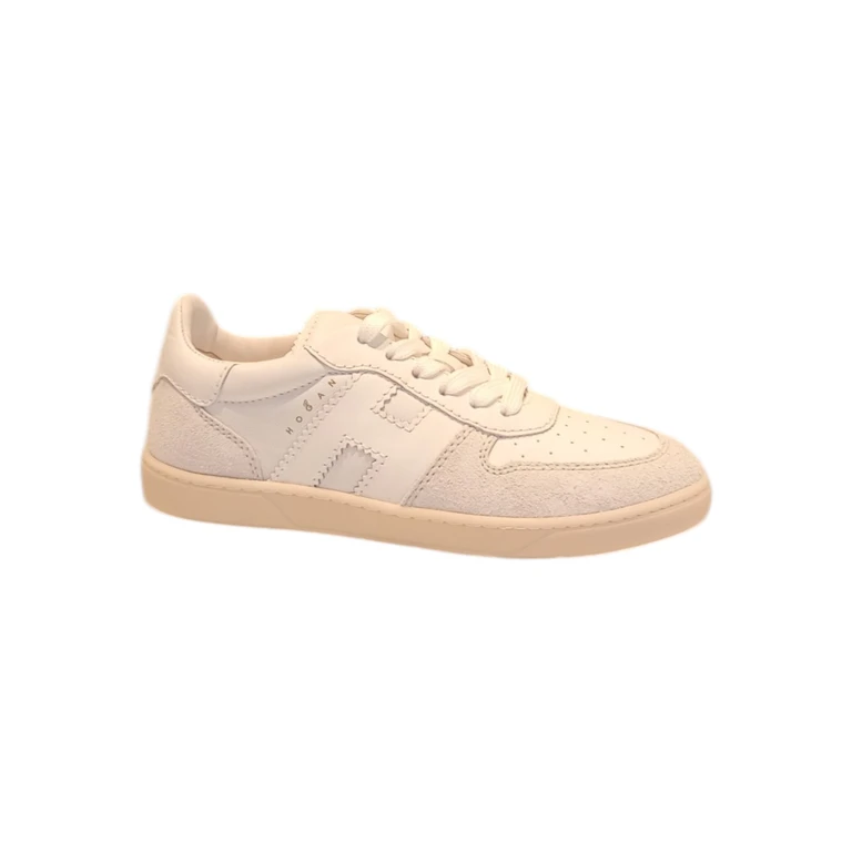 Hogan Cool Basket White Calf Leather Shoe - Women