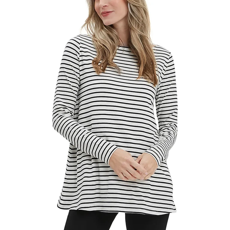 Nom Maternity Boat Neck Tee