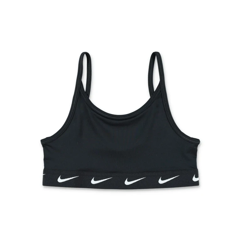 Girl's Cropped Sports Top with Thin Straps and Swoosh Logo (FD2276010)