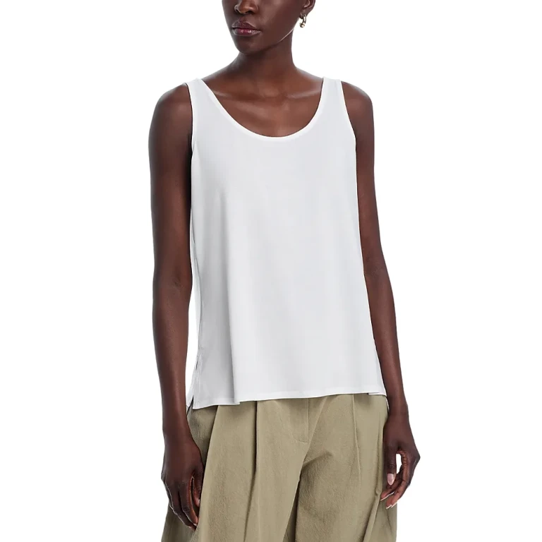 Eileen Fisher Scoop Neck Tank Top