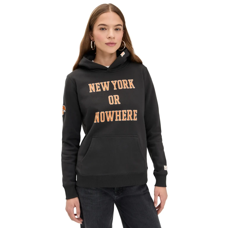 New York or Nowhere Knicks Classic Hoodie Faded Black S