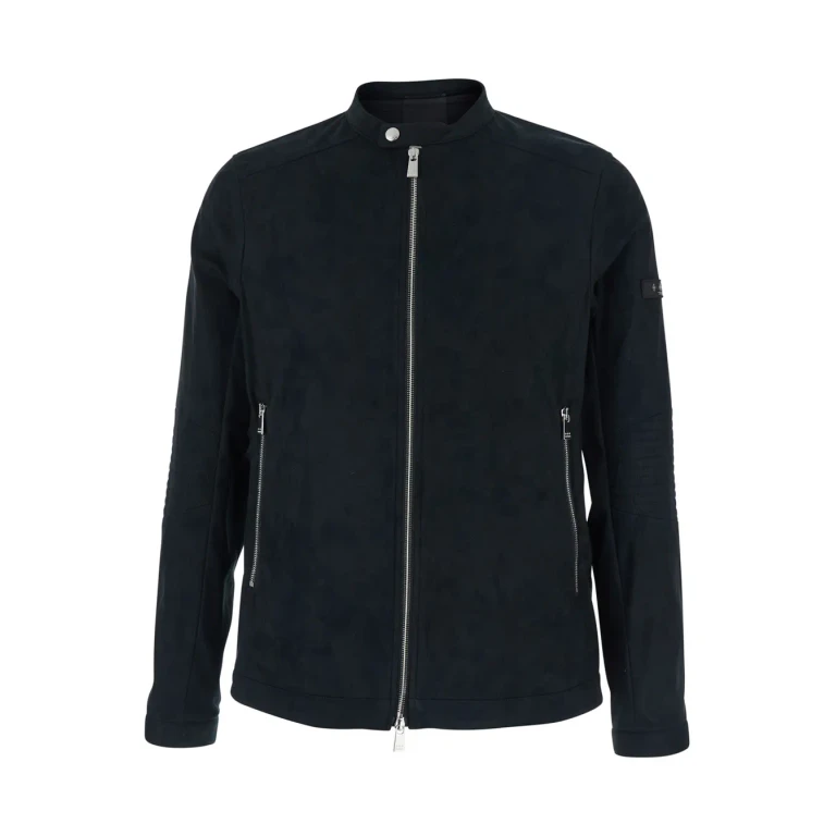 TATRAS Jacket mckz0093033588001 Black With High Collar And Zip Closure In Tech Fabric Men