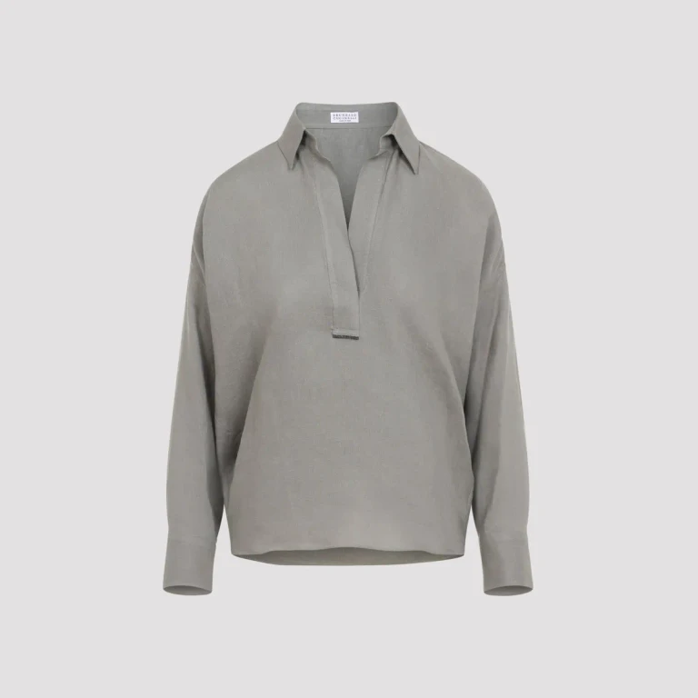 Chemisier en lin Brunello Cucinelli