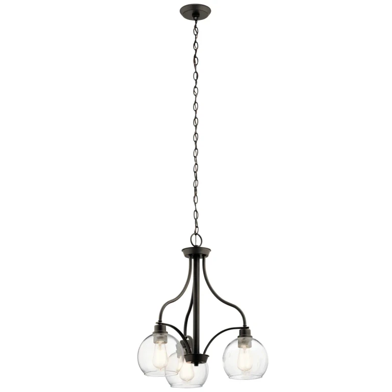 Harmony Chandelier 3-Light in Olde Bronze