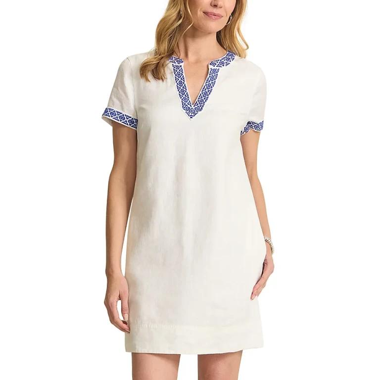 Tommy Bahama Two Palms Coastal Tiles Shift Dress
