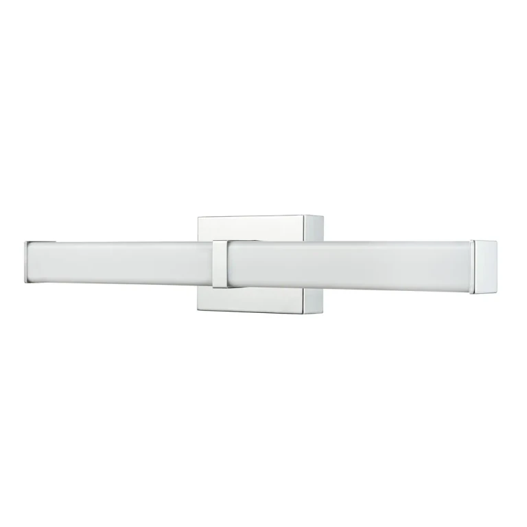 Chrome LED Bathroom Vanity Light from the Tron Collection