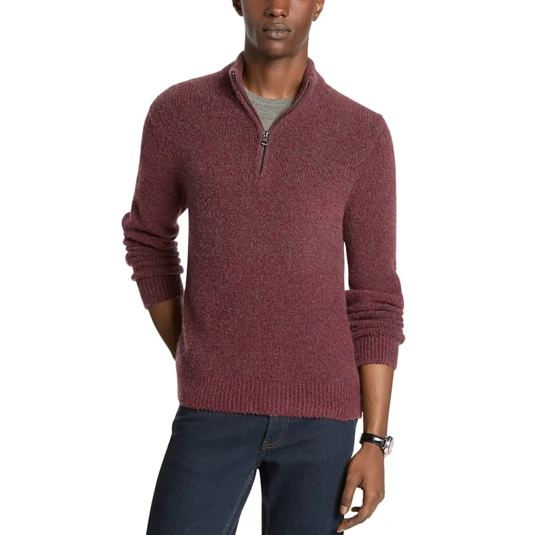 Michael Kors Cozy Luxe Quarter Zip Sweater