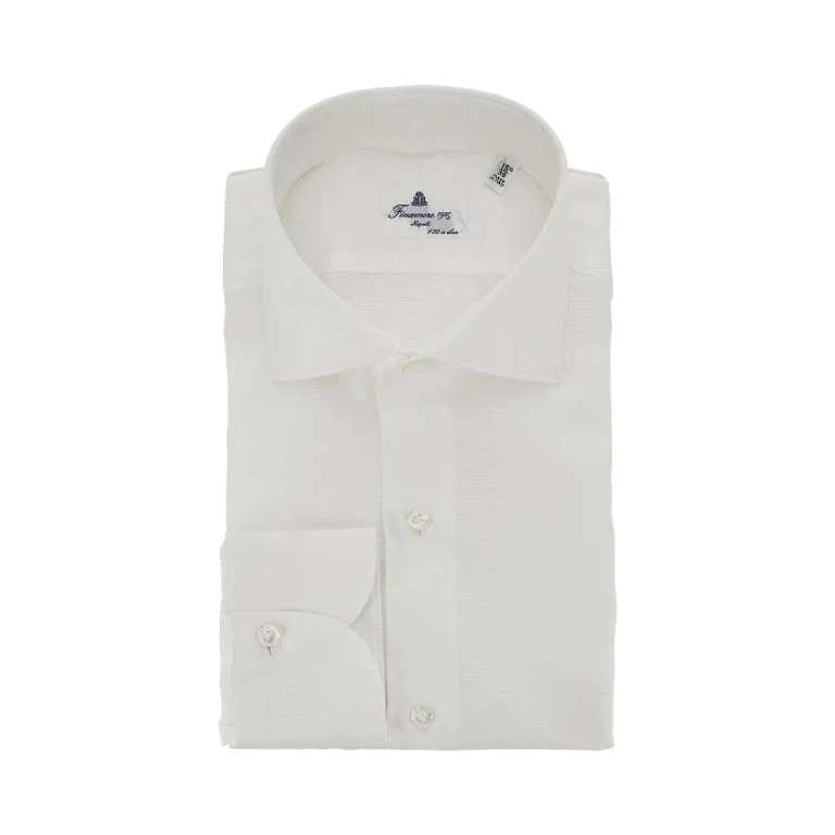FINAMORE 'Milano' cotton shirt Man 40