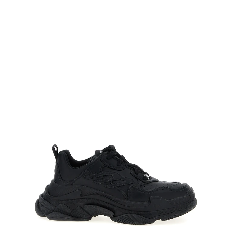 Black Polyethylene Athletic Sneakers - Men