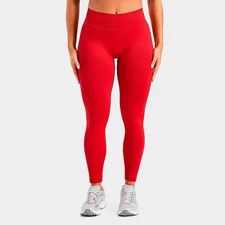Women's Enhance Seamless Leggings in Red