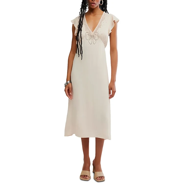 Free People Tied With Joy Midi Dress
