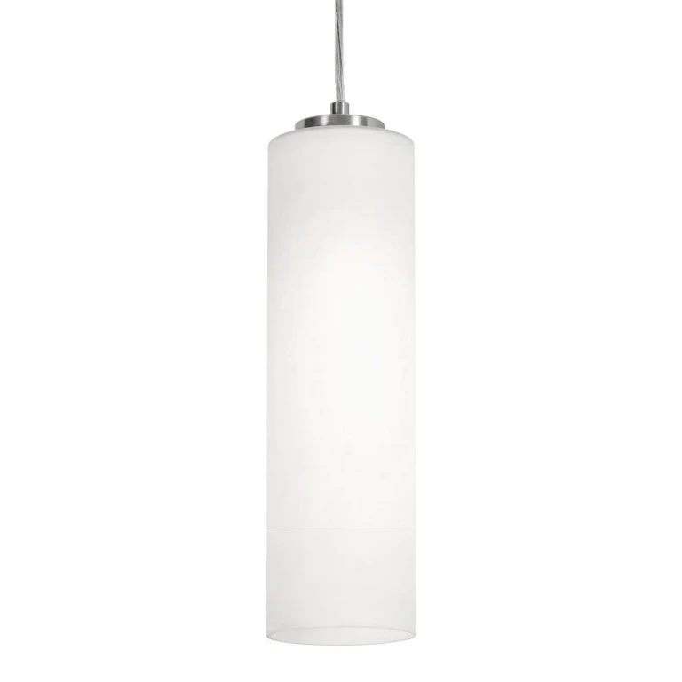 Satin Nickel Pendant from the Leo Collection