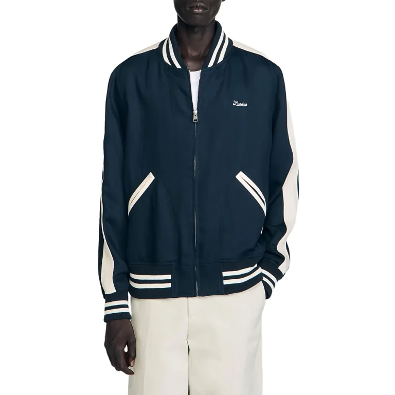 Sandro Zip Varsity Jacket