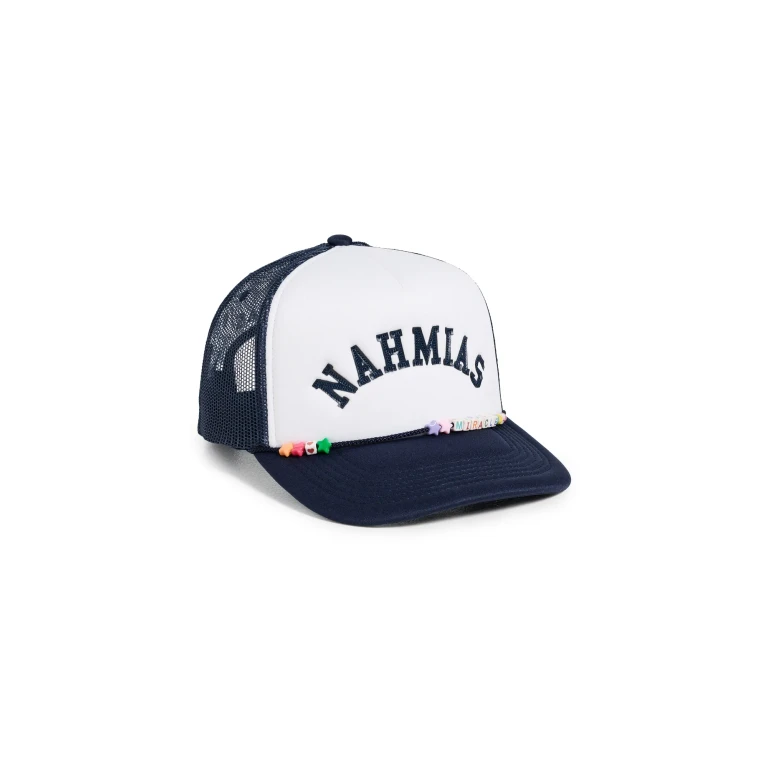 Nahmias Friendship Trucker Hat Blue Accessories One Size