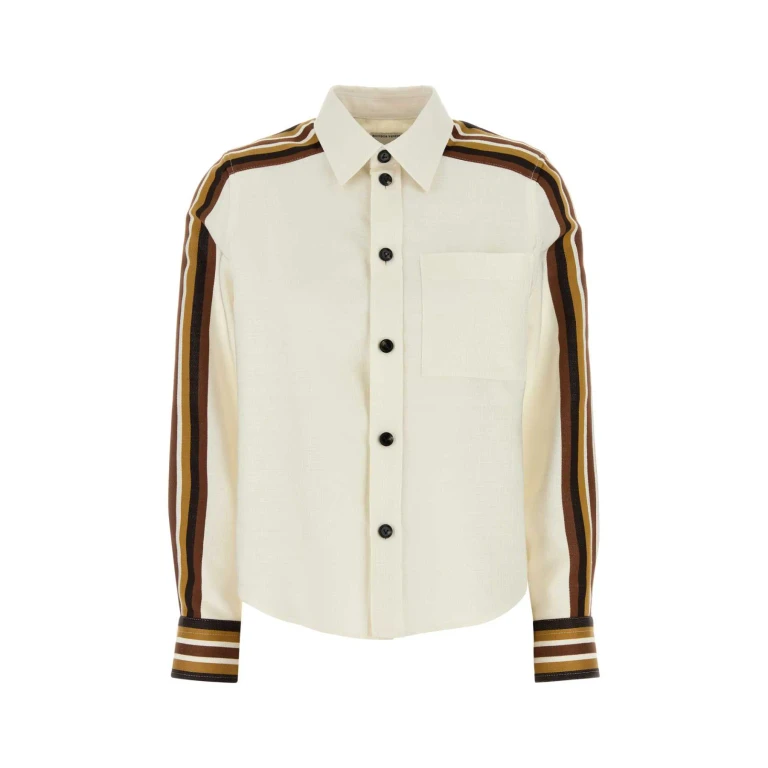 Bottega Veneta Ivory Viscose Blend Shirt