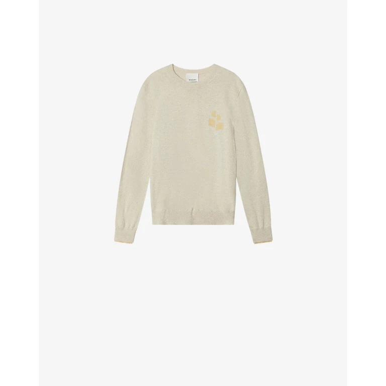Pull Antea - Homme - Gris Clair-jaune Clair - Taille XS - Isabel Marant