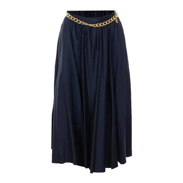 Elisabetta Franchi Falda Midi - Noir