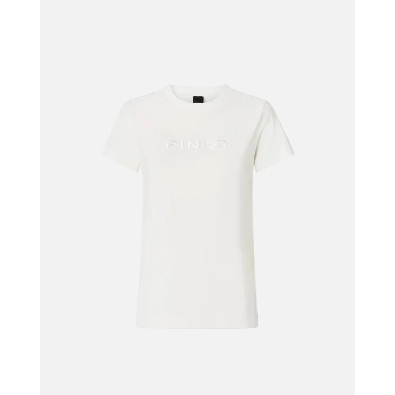 Pinko - T-shirt à logo PINKO brodé - XS