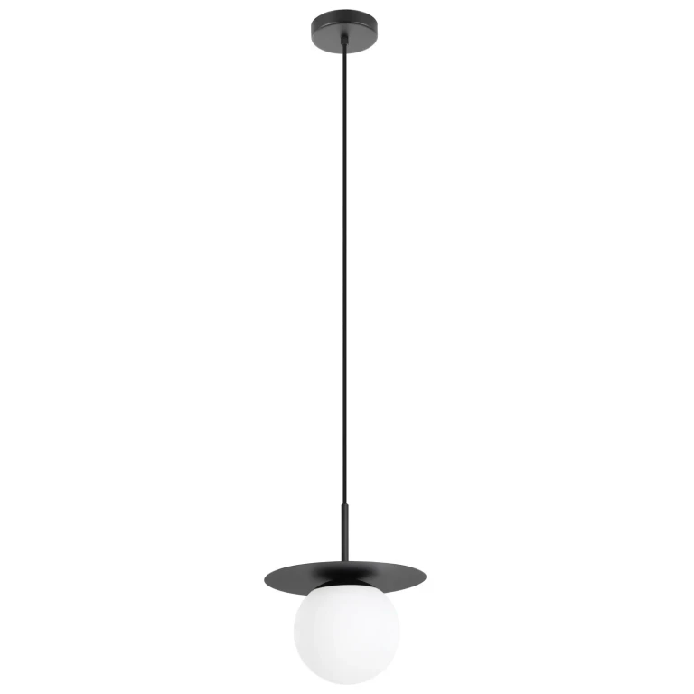 Structured Black One Light Mini Pendant from the Arenales Collection
