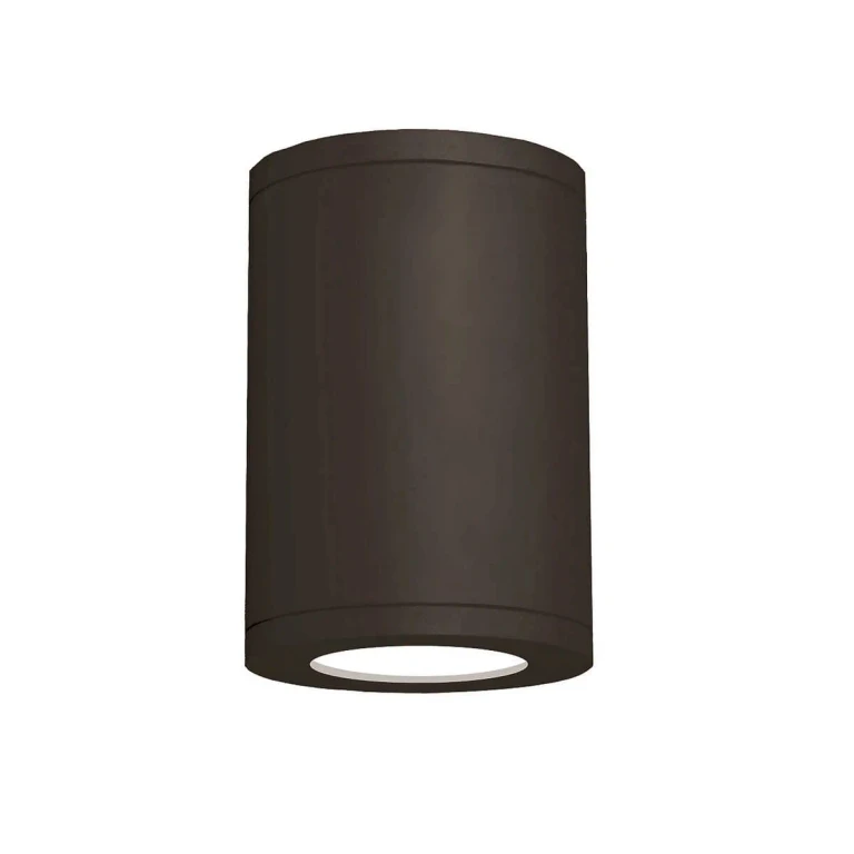 WAC Lighting Tube 9.5" Wet Rated LED Flush Mount 3000K Spot Beam in Bronze - DS-CD06-S30-BZ