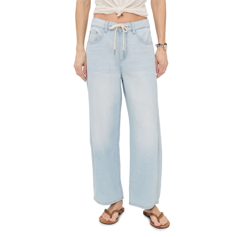 DL1961 Taylor Petite Relaxed Barrel Jeans Poolside Aura (DL Aura) 28